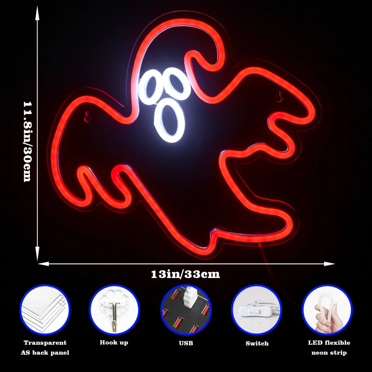 Pumpkin Neon Lantern Wall Light - Halloween - LED Lighting & Neon Signs - Scribble Snacks