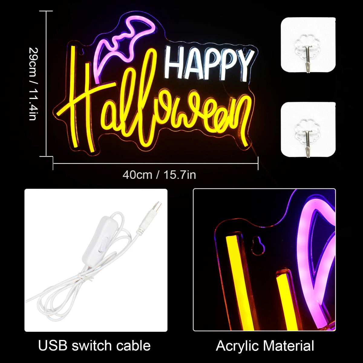 Pumpkin Neon Lantern Wall Light - Halloween - LED Lighting & Neon Signs - Scribble Snacks