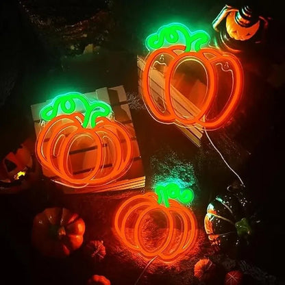 Pumpkin Patch Neon Sign - Halloween - LED Lighting & Neon Signs - Scribble Snacks