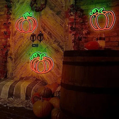 Pumpkin Patch Neon Sign - Halloween - LED Lighting & Neon Signs - Scribble Snacks