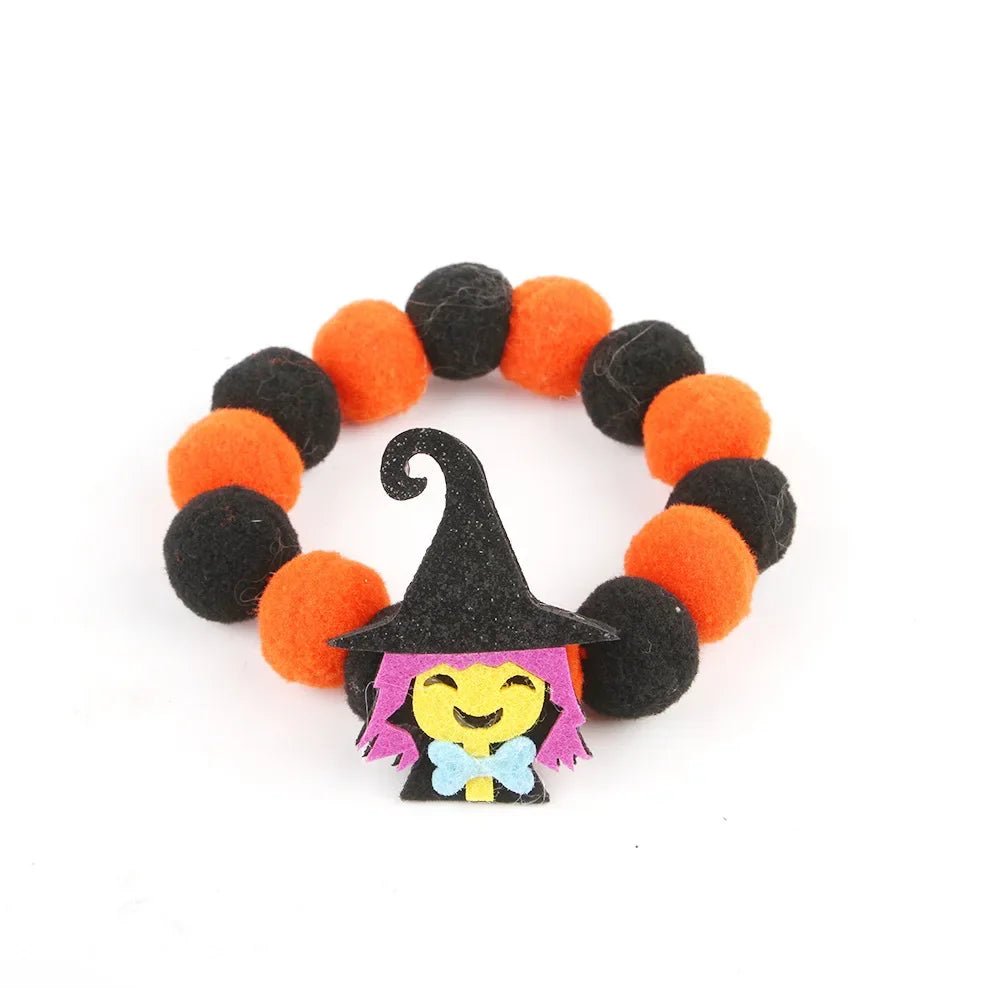 Pumpkin Plush Ball Pet Collar - Halloween - Pet Costumes & Accessories - Scribble Snacks