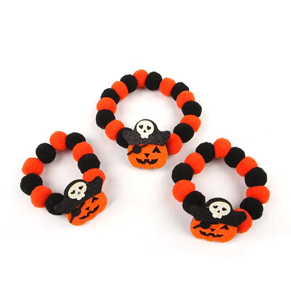 Pumpkin Plush Ball Pet Collar - Halloween - Pet Costumes & Accessories - Scribble Snacks