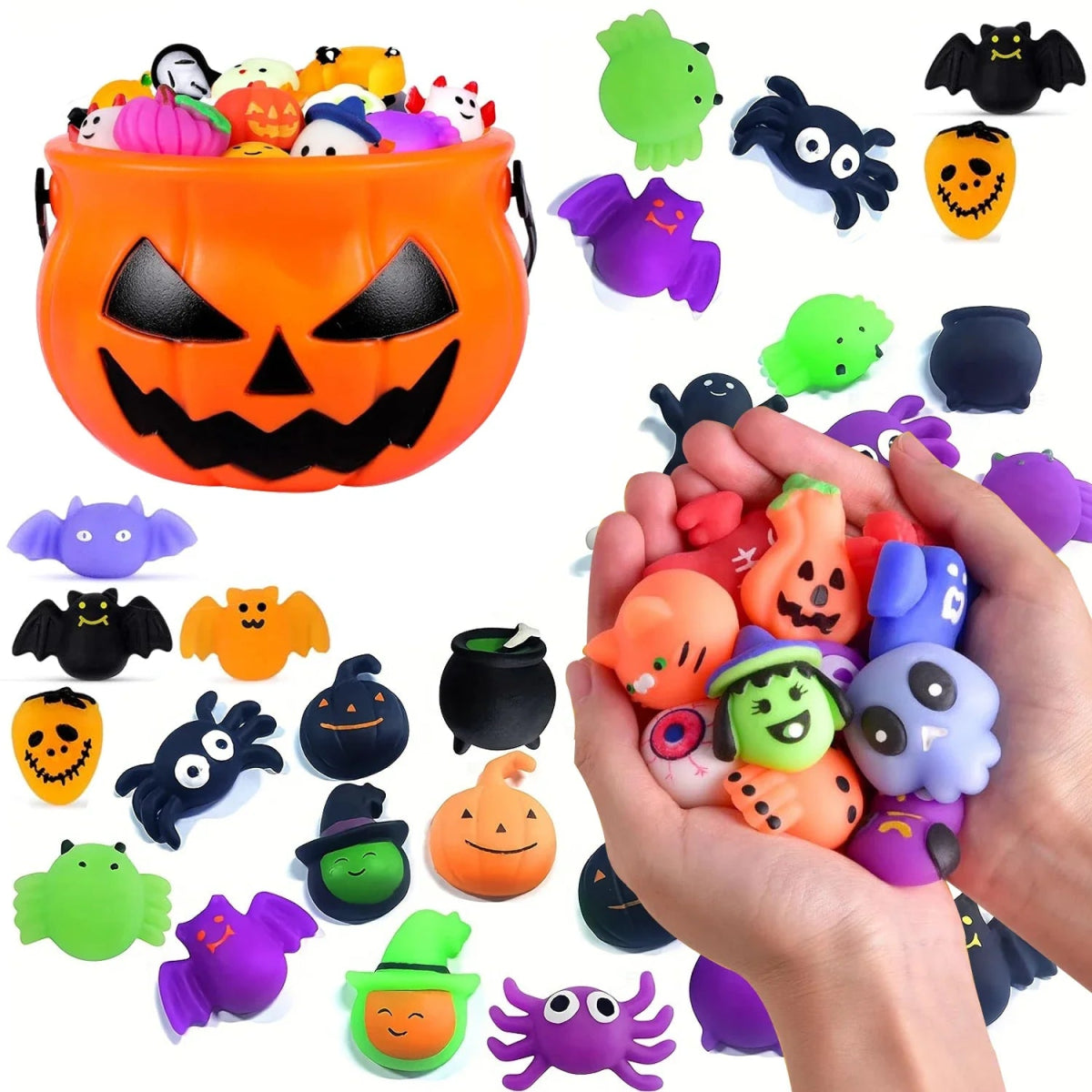 Pumpkin Punch - Happy Squeeze Set - Halloween - Party Games (Toss Games, Puzzles) - Scribble Snacks