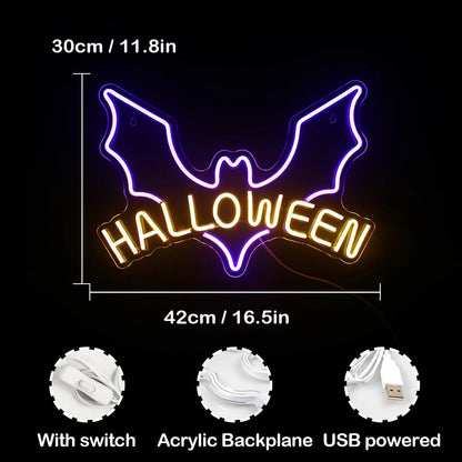 Pumpkin Shine Lantern Neon Sign - Halloween - LED Lighting & Neon Signs - Scribble Snacks