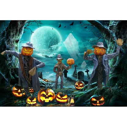 Pumpkin Skull Halloween Tapestry - Halloween - Party Banners & Hanging Ornaments - Scribble Snacks