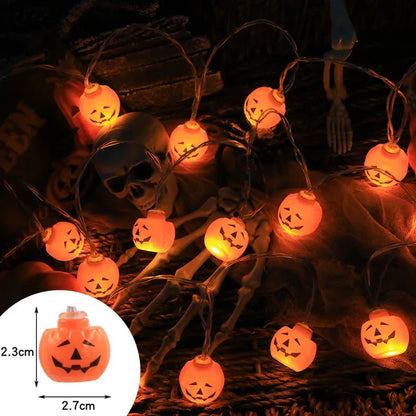 Pumpkin Skull Trick Lantern Decor - Halloween - Lanterns & Candle Holders - Scribble Snacks