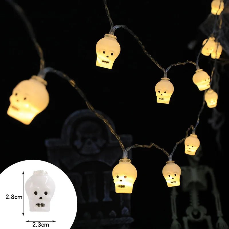 Pumpkin Skull Trick Lantern Decor - Halloween - Lanterns & Candle Holders - Scribble Snacks