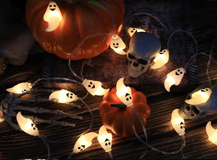 Pumpkin Skull Trick Lantern Decor - Halloween - Lanterns & Candle Holders - Scribble Snacks