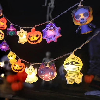 Pumpkin Spider LED Lights - Halloween - LED Lighting & Neon Signs - Scribble Snacks