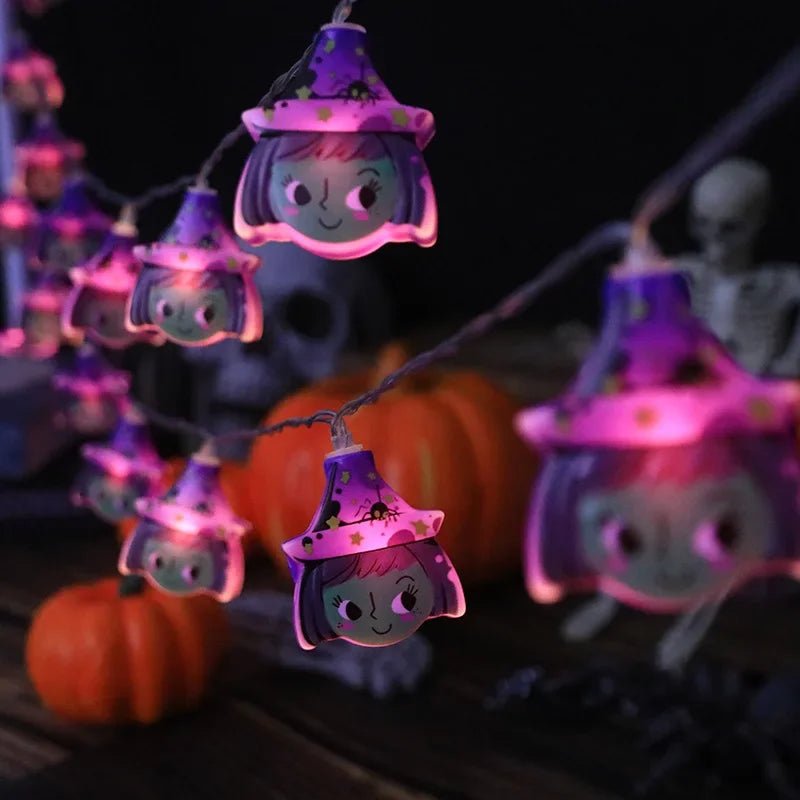 Pumpkin Spider LED Lights - Halloween - LED Lighting & Neon Signs - Scribble Snacks