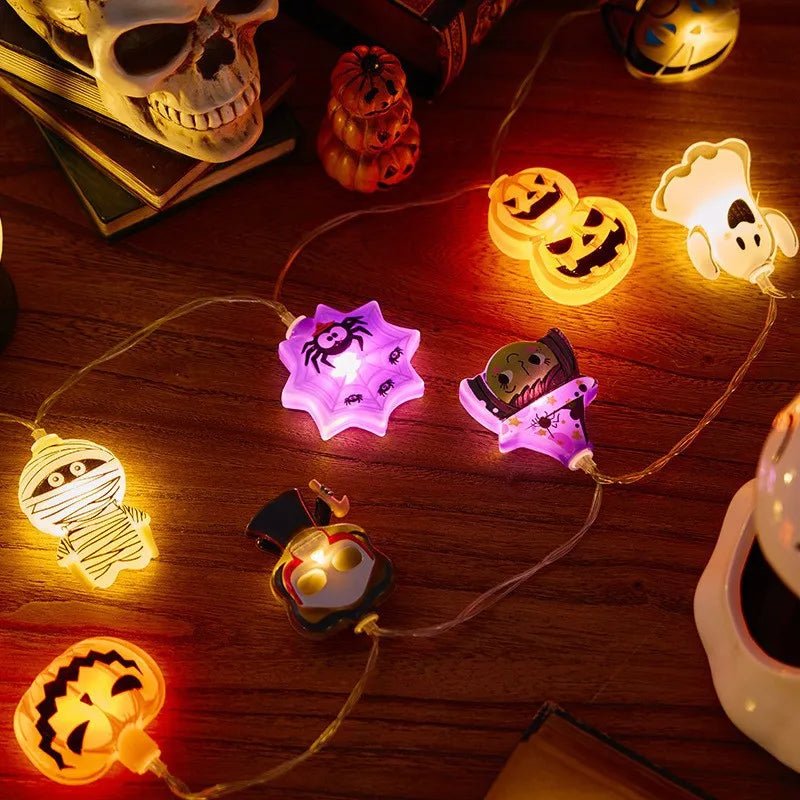 Pumpkin Spider LED Lights - Halloween - LED Lighting & Neon Signs - Scribble Snacks