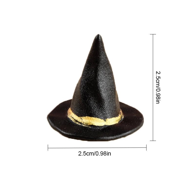 Pumpkin Witch Hat Cake Topper - Halloween - DIY Crafts & Scrapbooking - Scribble Snacks