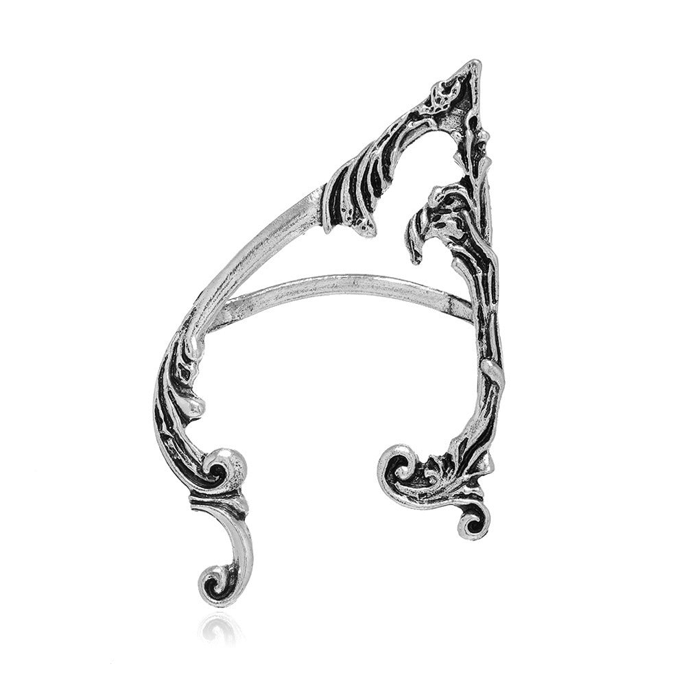 Punk Fairy Ear Cuff Earring Dark Elf Ear Clip No Piercing Earrings For Women Gothic Jewelry Silver Color Halloween Earcuff Party - 0 - Scribble Snacks