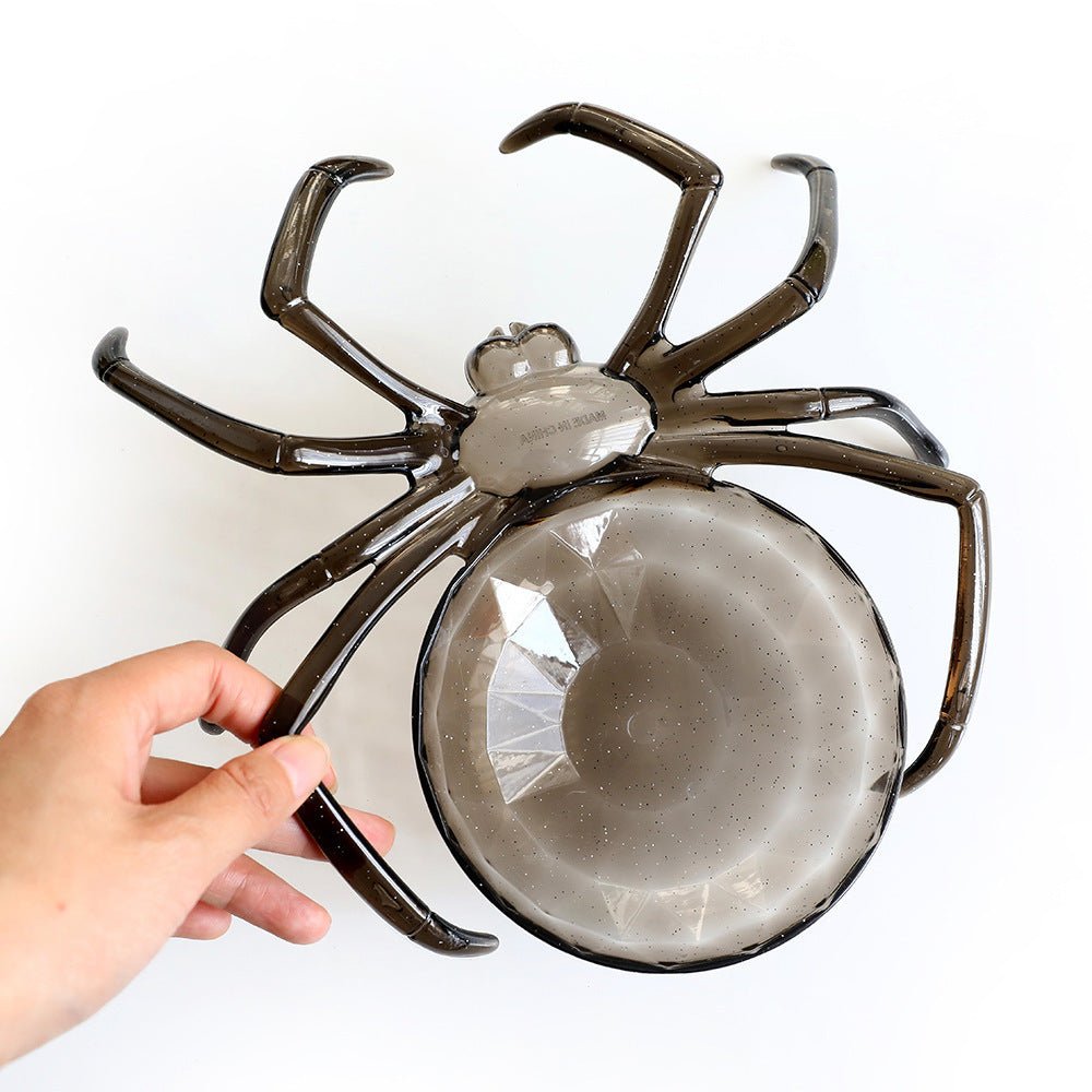 Qingdi Skull Spider Candy Plate Halloween Decorations - 0 - Scribble Snacks