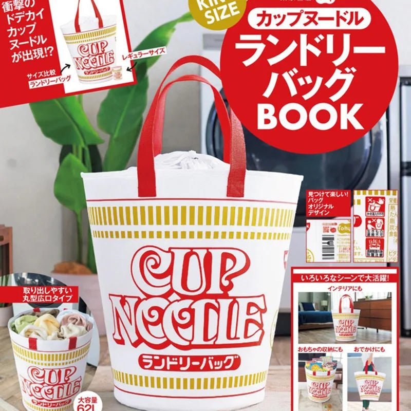 Ramen Cup Canvas Handbag - Bags & Backpacks - Scribble Snacks