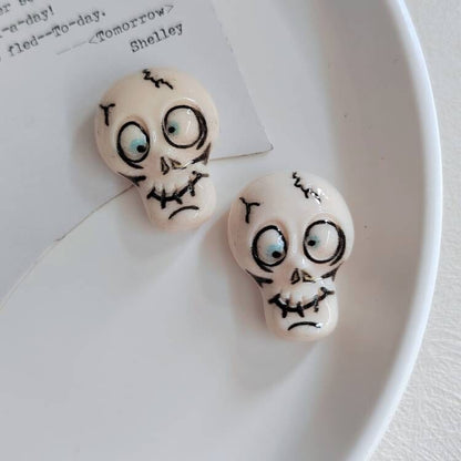 Resin Accessories Halloween Ghost Face Pumpkin Ghost Festival - 0 - Scribble Snacks