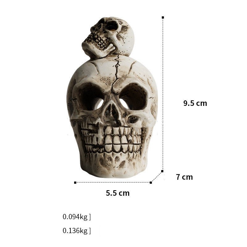 Resin Crafts Halloween Decorations Home Skull Aromatherapy Home Decor - 0 - Scribble Snacks