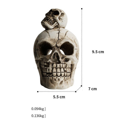 Resin Crafts Halloween Decorations Home Skull Aromatherapy Home Decor - 0 - Scribble Snacks