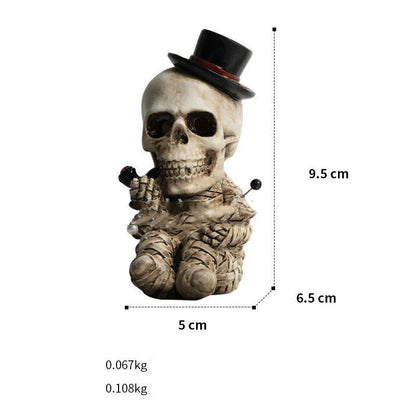 Resin Crafts Halloween Decorations Home Skull Aromatherapy Home Decor - 0 - Scribble Snacks