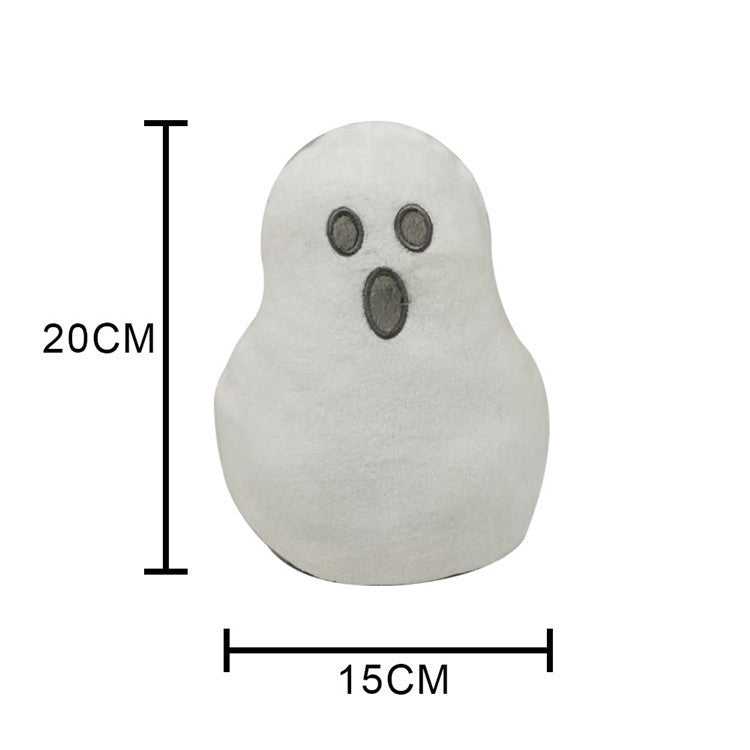 Reversible Halloween Ghost Flip Stuffed Plush Doll - 0 - Scribble Snacks