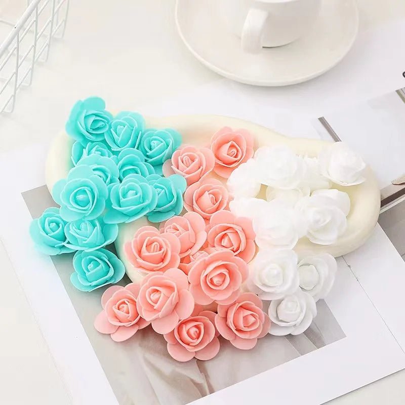 Rose Confetti Craft Heads - Sculptures & Tables - Scribble Snacks