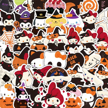 Sanrio Halloween Sticker Set - Halloween - Stickers & Labels (including Scrapbooking, Wall Decals) - Scribble Snacks