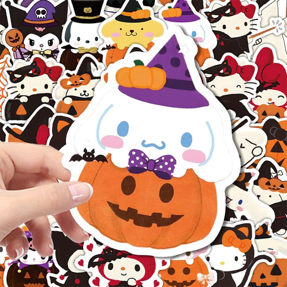 Sanrio Halloween Sticker Set - Halloween - Stickers & Labels (including Scrapbooking, Wall Decals) - Scribble Snacks