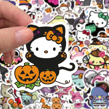 Sanrio Snack Laptop Sticker Set - Halloween - Stickers & Labels (including Scrapbooking, Wall Decals) - Scribble Snacks