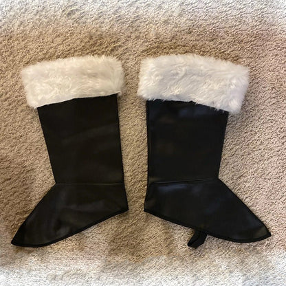 Santa Plush Leg Warmer Halloween COSPLAY - 0 - Scribble Snacks