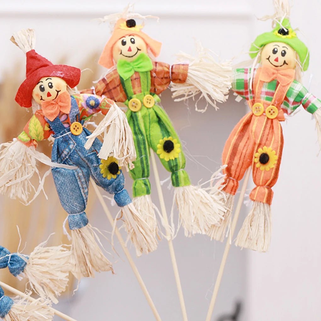 Scarecrow Snack - Style Decorations Set - Halloween - Gnomes & Scarecrow Decorations - Scribble Snacks