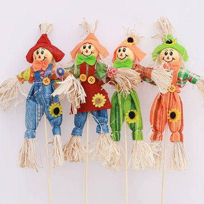 Scarecrow Snack - Style Decorations Set - Halloween - Gnomes & Scarecrow Decorations - Scribble Snacks