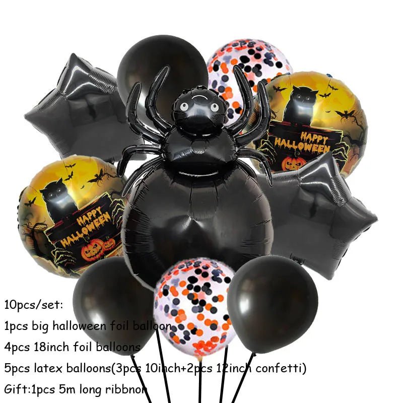 Scary Ghost Witch Balloons - Halloween - Balloons & Garlands - Scribble Snacks