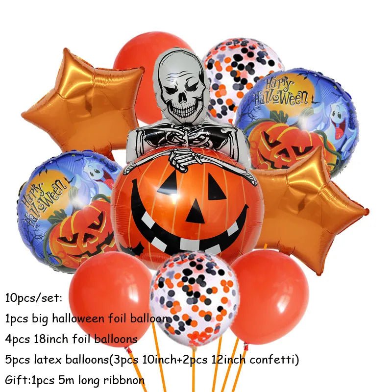 Scary Ghost Witch Balloons - Halloween - Balloons & Garlands - Scribble Snacks