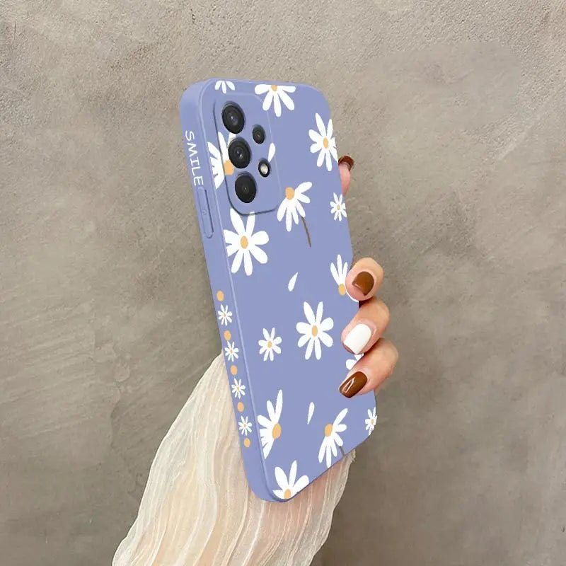 Scribble Daisies Samsung Galaxy Phone Case - Android Cases - Scribble Snacks