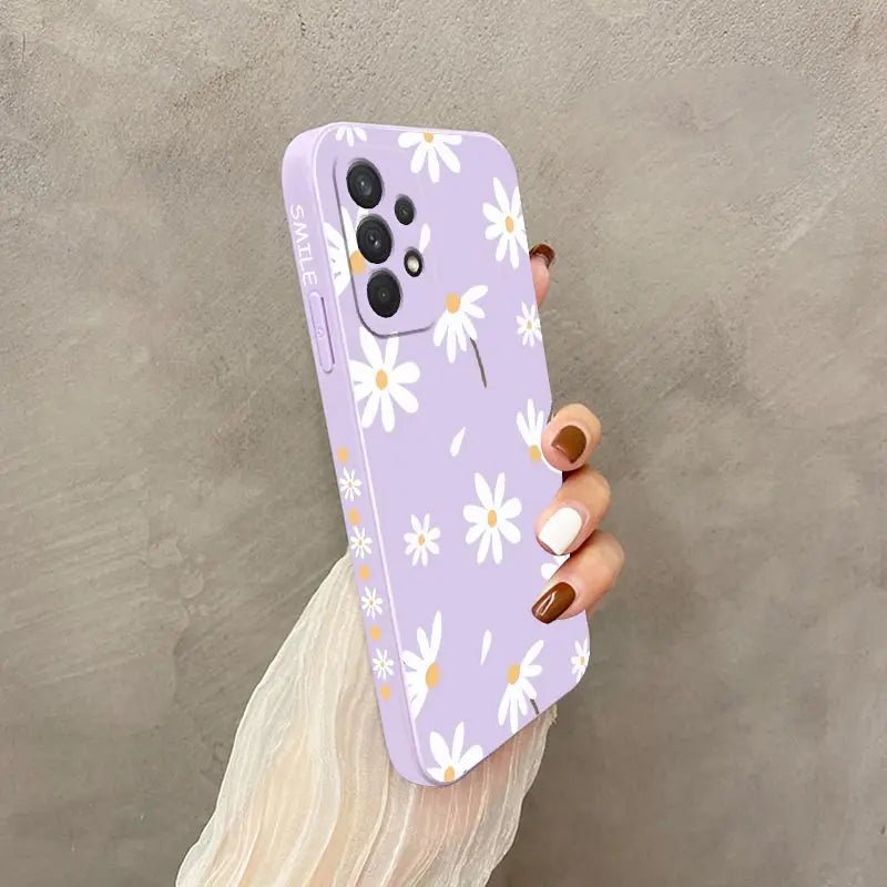 Scribble Daisies Samsung Galaxy Phone Case - Android Cases - Scribble Snacks