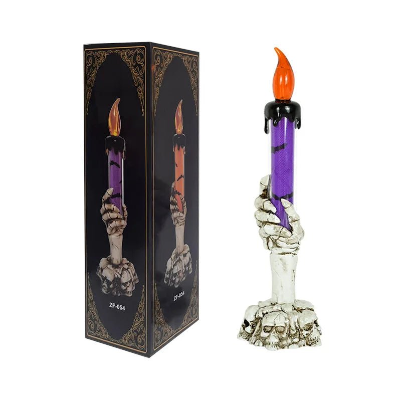 Skeleton Hands Halloween Candles - Halloween - LED Lighting & Neon Signs - Scribble Snacks