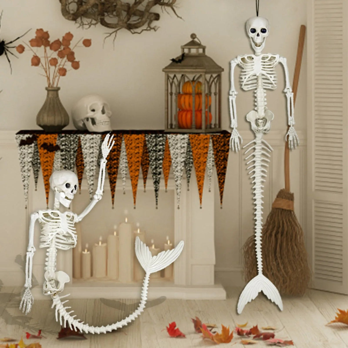 Skeleton Pumpkin Party Decorations - Halloween - Skeletons & Bones Props - Scribble Snacks