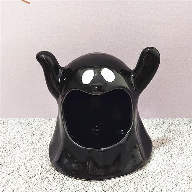 Special Halloween Ghost Festival Ceramic Craft Ornaments - 0 - Scribble Snacks