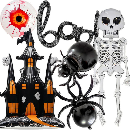 Spider Balloon Aluminum Foil Decor - Halloween - Balloons & Garlands - Scribble Snacks