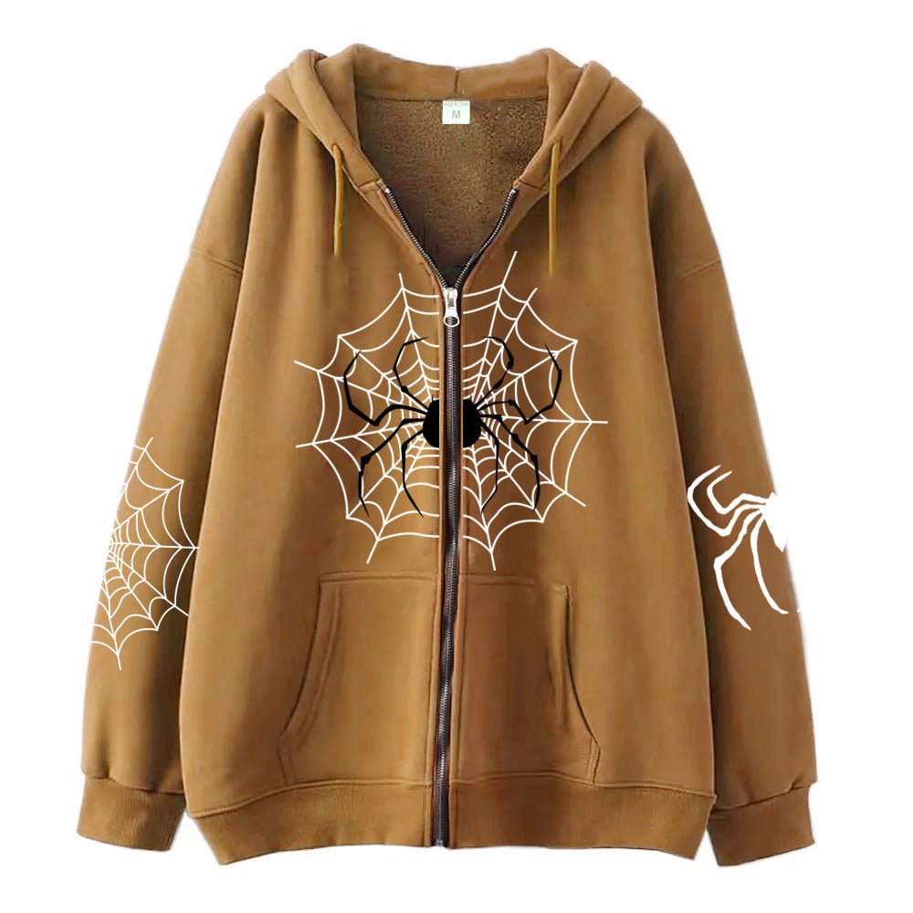 Spider Zipper Sweater Halloween Decoration - 0 - Scribble Snacks