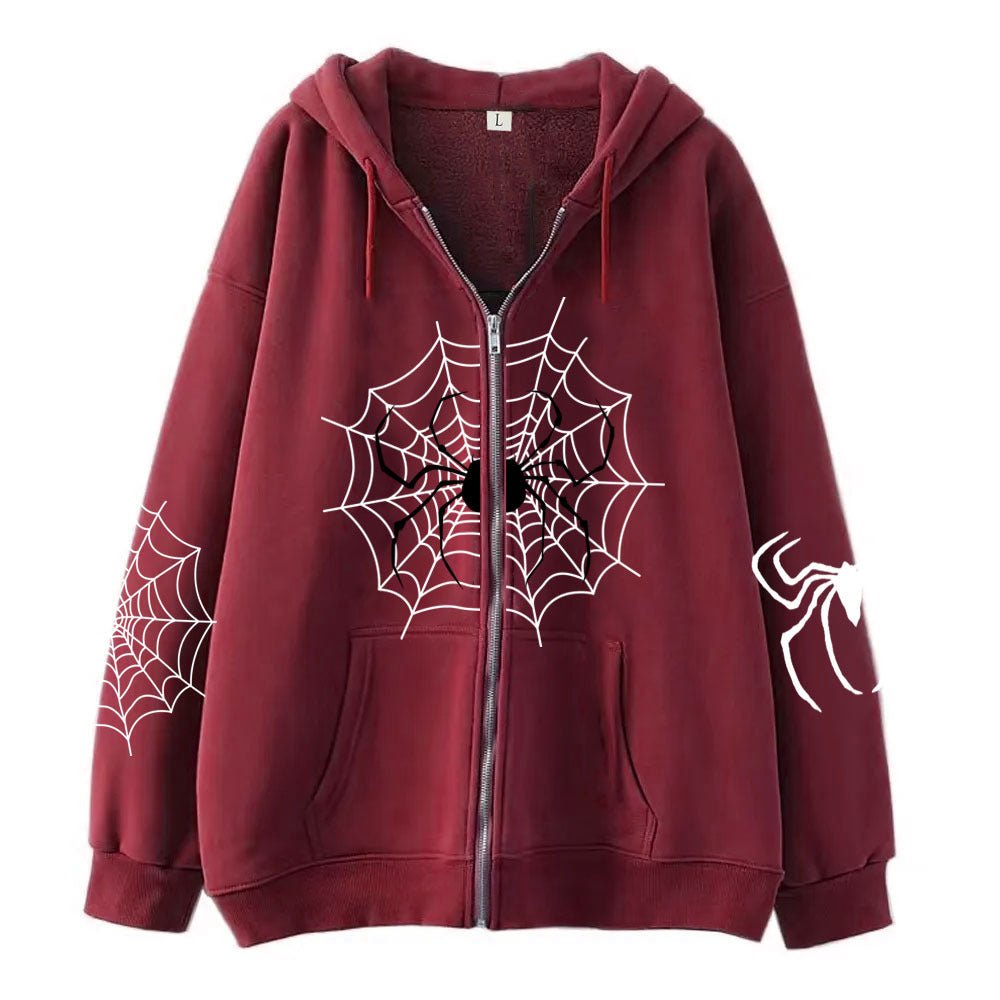 Spider Zipper Sweater Halloween Decoration - 0 - Scribble Snacks