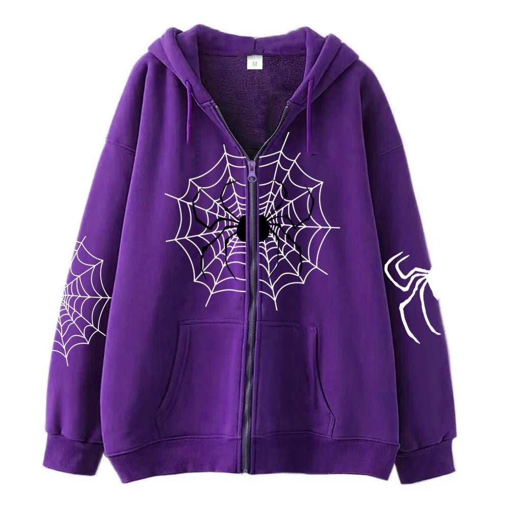 Spider Zipper Sweater Halloween Decoration - 0 - Scribble Snacks