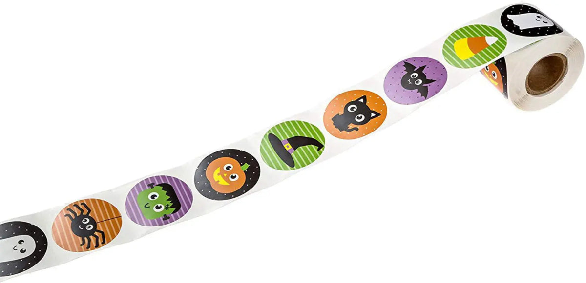 Spooky Bat Halloween Stickers - Halloween - Stickers & Labels (including Scrapbooking, Wall Decals) - Scribble Snacks