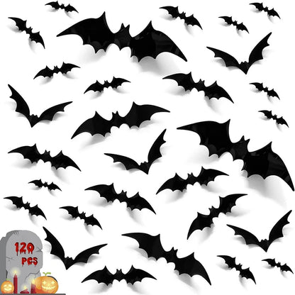 Spooky Bat Wall Stickers Décor - Halloween - Stickers & Labels (including Scrapbooking, Wall Decals) - Scribble Snacks