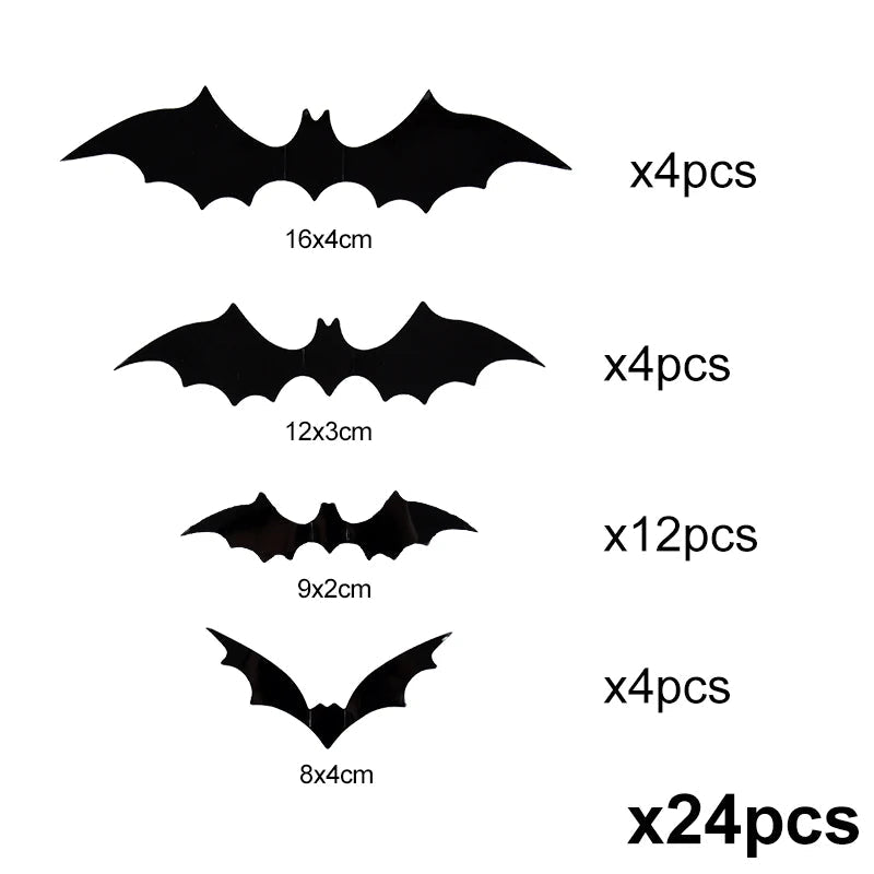 Spooky Bat Wall Stickers Décor - Halloween - Stickers & Labels (including Scrapbooking, Wall Decals) - Scribble Snacks