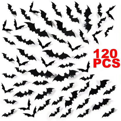 Spooky Bat Wall Stickers Décor - Halloween - Stickers & Labels (including Scrapbooking, Wall Decals) - Scribble Snacks