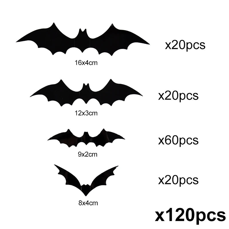 Spooky Bat Wall Stickers Décor - Halloween - Stickers & Labels (including Scrapbooking, Wall Decals) - Scribble Snacks