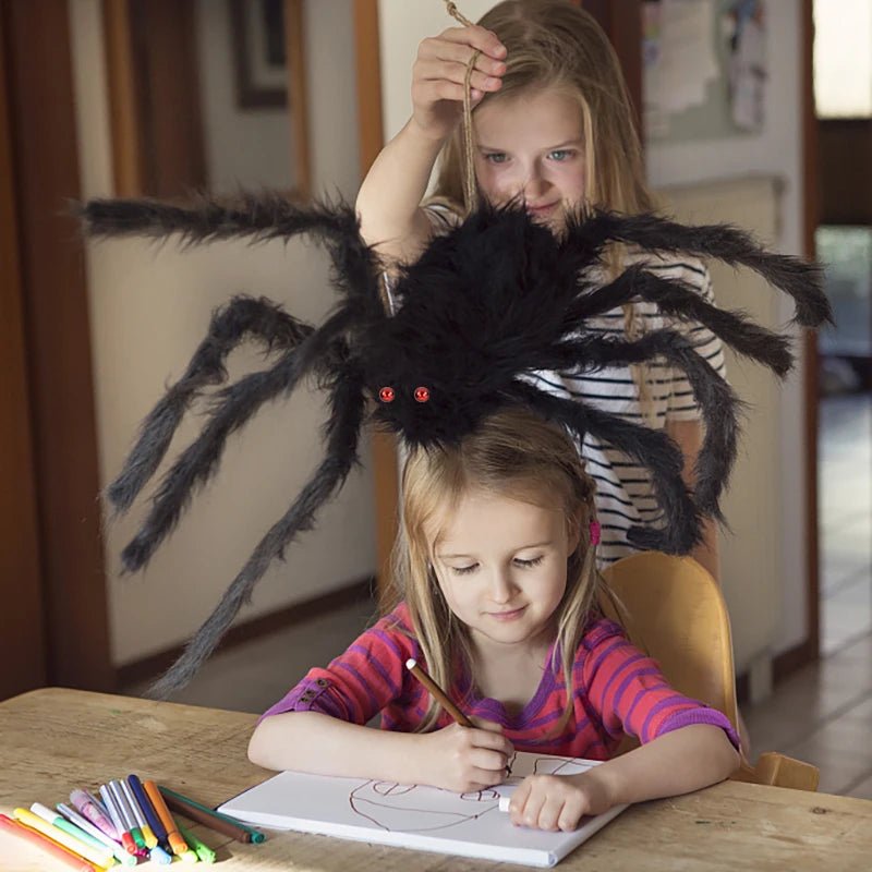 Spooky Giant Spider Halloween Prop - Halloween - Fake Spiders & Insects - Scribble Snacks