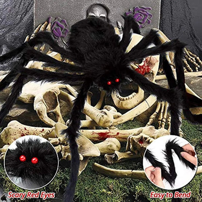 Spooky Giant Spider Halloween Prop - Halloween - Fake Spiders & Insects - Scribble Snacks