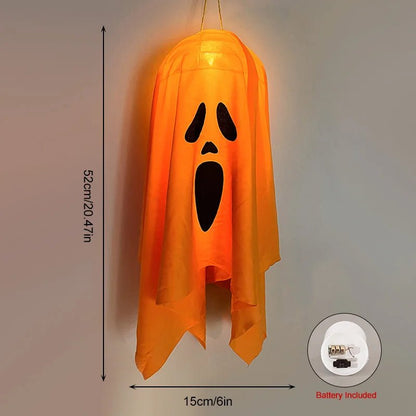 Spooky Glow Ghost Décor - Halloween - Party Banners & Hanging Ornaments - Scribble Snacks